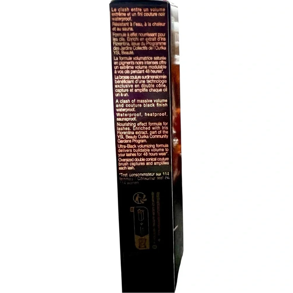 YSL Lash Clash Voluminous Black Mascara Waterproof- Extreme Volume NIB Nior (1)